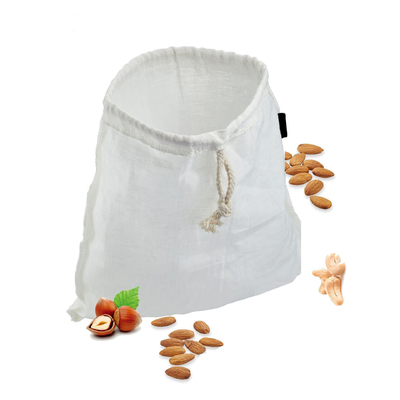 Ein guter Preis. Mehrfachverwendbares Lebensmittel 200 Mikron Bio-Leinen-Nussmilchfilter Online