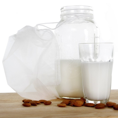 Ein guter Preis. Wiederverwendungs-Nylonzugschnur-Nuss-Milch-Filtertüte für Käse-Saft-Nuss Online