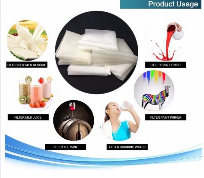 Nylon Polyester Silk Micron Mesh Filter Bag Food Grade Water Liquid Filter Cloth